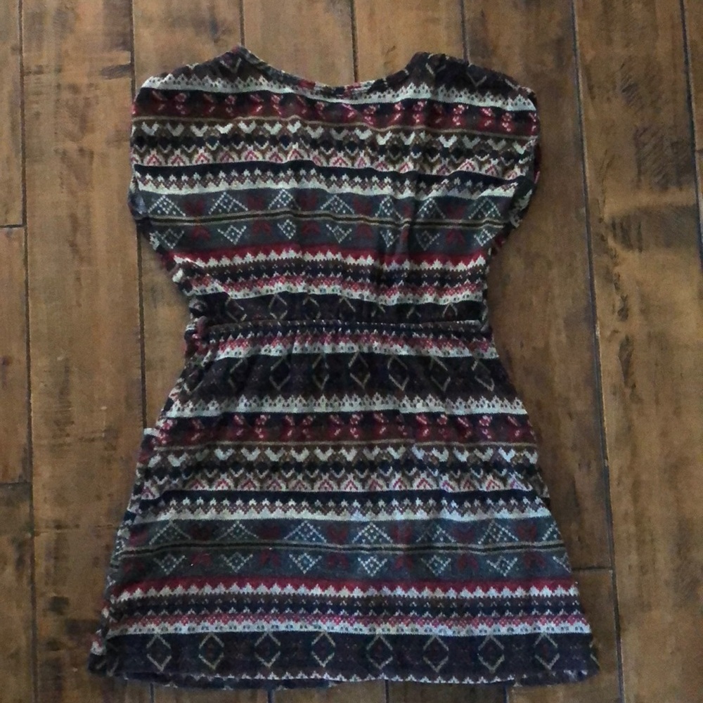 Fall Patterned Dress - Picture 4 of 4
